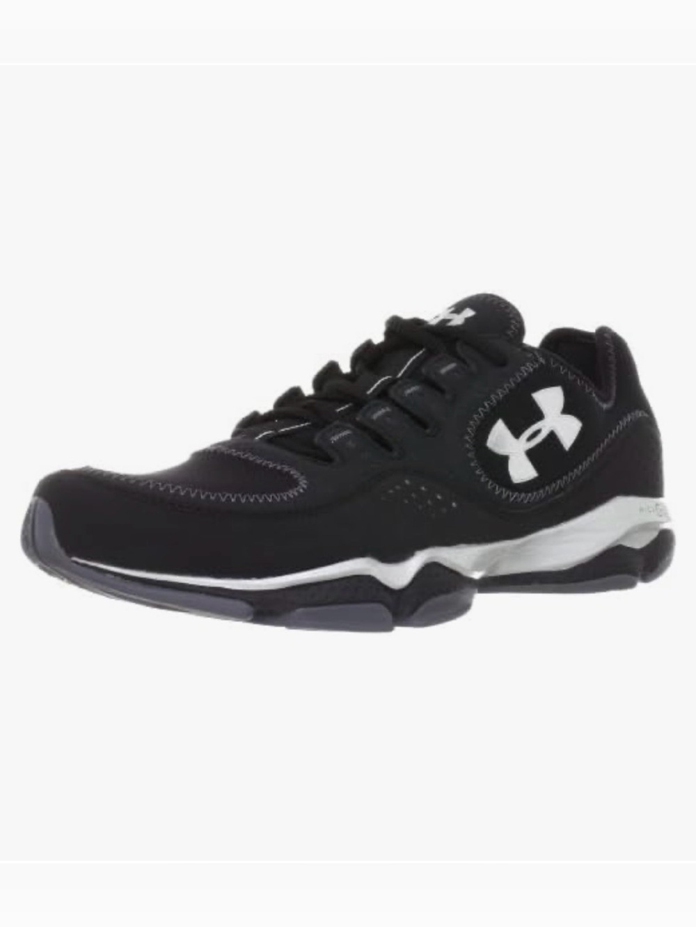 Under Armour Micro G Black/Silver Sneaker 4D Foam Insole 1236540-003 Size 17